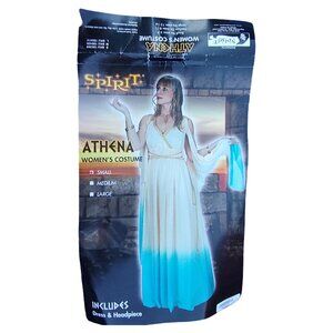 Spirit Halloween Athena Women's Halloween Costume Greek/Roman Toga Size Small